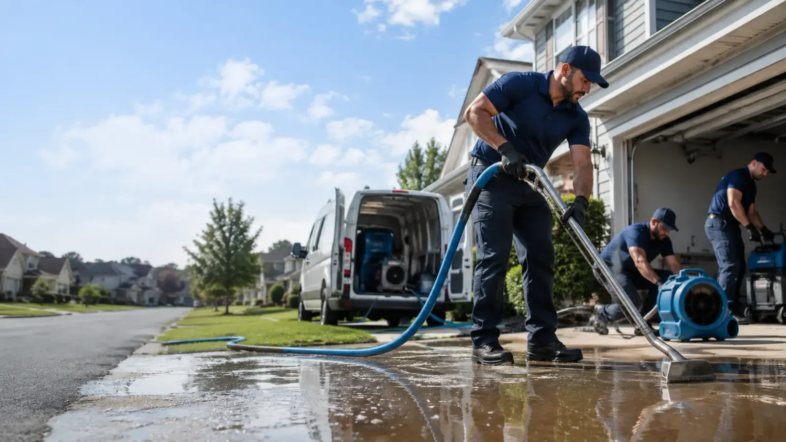 Basement Water Removal in Burton, MI